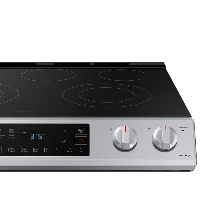 Samsung 30" 6.3 cu. ft. Smart Slidein Electric Range Wayfair Canada